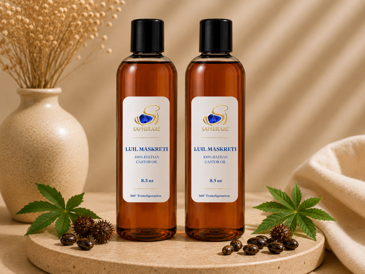 Haitian Castor Oil – DUO | 2 × 8.5 oz