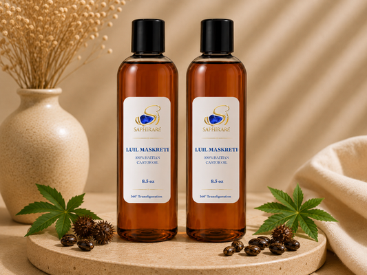 Haitian Castor Oil – DUO | 2 × 8.5 oz