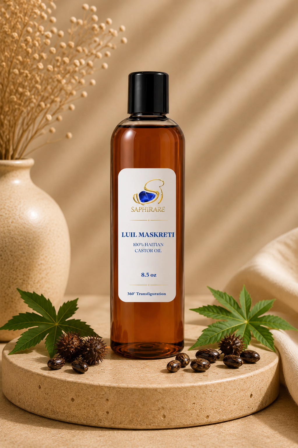 Luil Maskreti — 100% Haitian Castor Oil | 8.5 oz