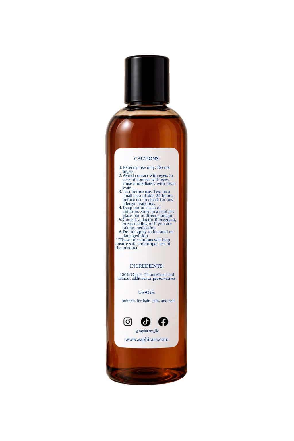 Luil Maskreti — 100% Haitian Castor Oil | 8.5 oz